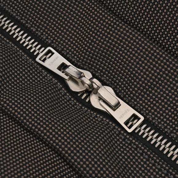 HERMES Canvas Tote Bag Air Line MM Grey Unisex - Picture 11 of 13